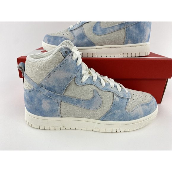 Nike Dunk High SE Clouds Women's Sneakers Shoes Blue White FD0882-400 - Picture 4 of 12